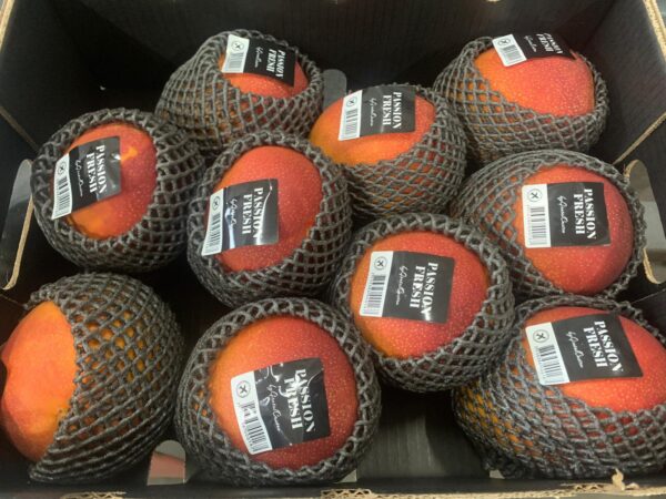 Vers overgevlogen mango, per stuk, mooi groot en de allerlekkerste!!